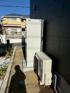 東村山市一軒家エコキュートの新設